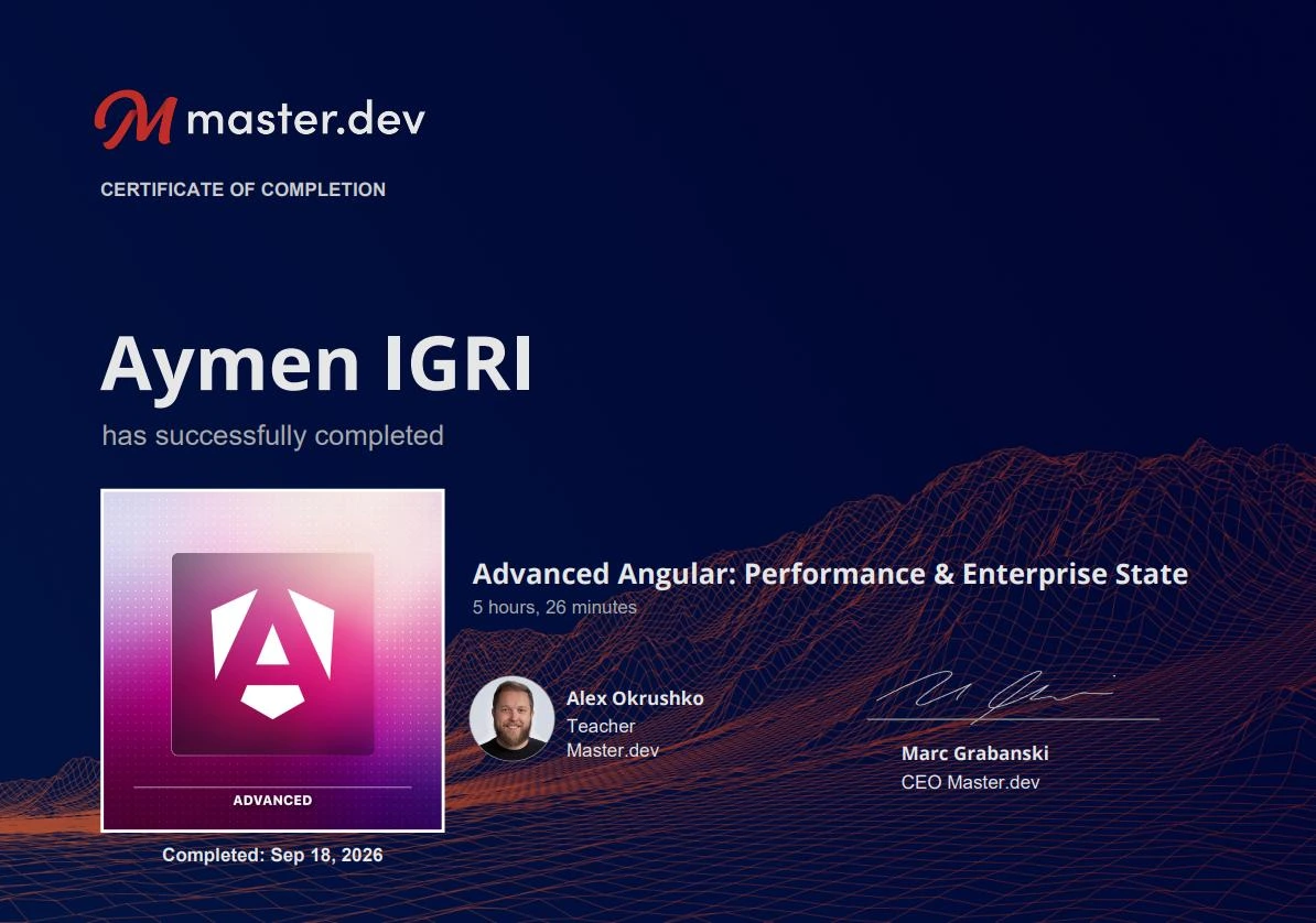Advanced Angular: Performance & Enterprise State